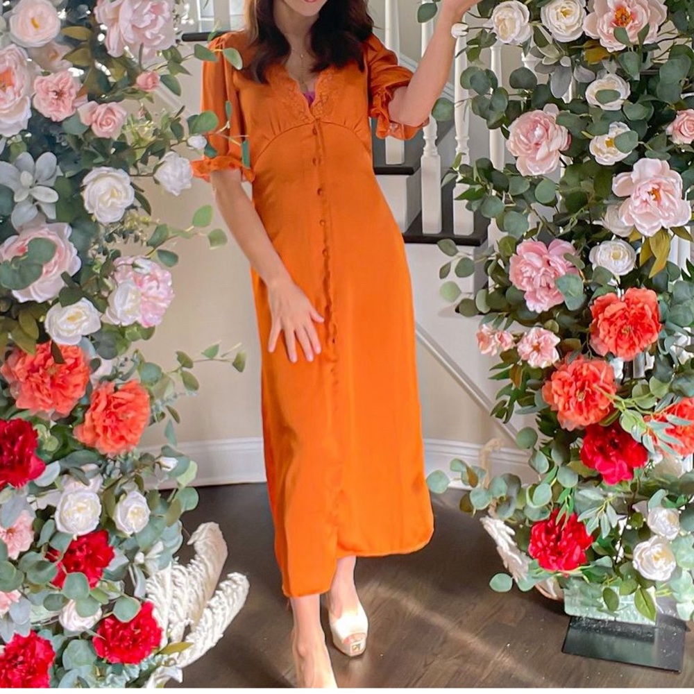 boho midi dress